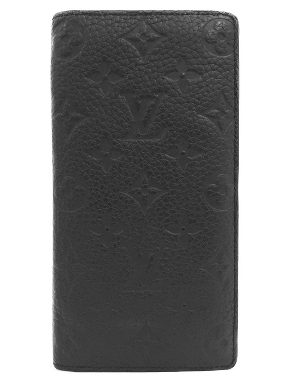 Louis Vuitton Taurillon Monogram Portefeuille Brazza Bi fold Long Wallet